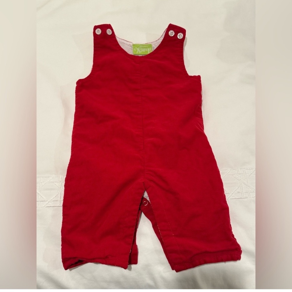 Classic Whimsy Red Corduroy Longall